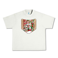 Pistachio Christmas Pocket Urban Heavy Tee - CowhideDigitalArt