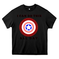 Black i can do this all day graphic mens & womens t shirt Heavy Core Tee - linhVisuals