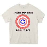 Cream i can do this all day graphic mens & womens t shirt Heavy Core Tee - linhVisuals