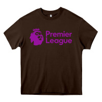 Chocolate Brown premier #league Heavy Core Tee - linhVisuals