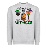 Heather Grey drink up withces halloween Heavyweight Sweatshirt - RanaPortraitStore