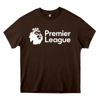 Chocolate Brown premier #league Heavy Core Tee - linhVisuals
