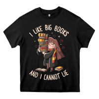 Black i like big books Heavy Core Tee - linhVisuals