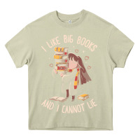Mossy i like big books Heavy Core Tee - linhVisuals