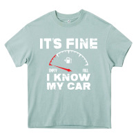Arona Empty gas gauge it’s fine i know my car low fuel joke Heavy Core Tee - linhVisuals