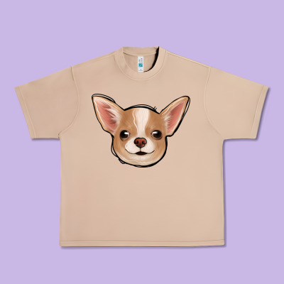 Chihuahua Urban Heavy Tee Designed By Jasminsmagicworld