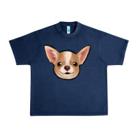 Navy Chihuahua Urban Heavy Tee - Jasminsmagicworld