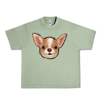 Oil Green Chihuahua Urban Heavy Tee - Jasminsmagicworld