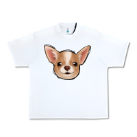 White Chihuahua Urban Heavy Tee - Jasminsmagicworld