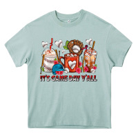 Arona It's Game Day Y'all Baseball Coffee Cups Heavy Core Tee - FaDigitalArtStudio