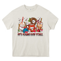 It's Game Day Y'all Baseball Coffee Cups Heavy Core Tee | Teevron