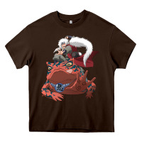 Chocolate Brown jiraiya gamabunta Heavy Core Tee - linhVisuals