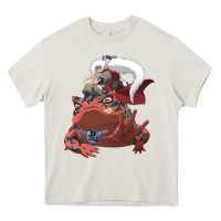 Cream jiraiya gamabunta Heavy Core Tee - linhVisuals