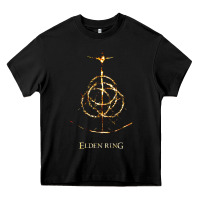 Black eldenring Heavy Core Tee - linhVisuals
