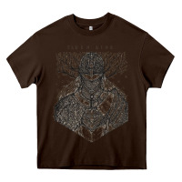 Chocolate Brown eldenring Heavy Core Tee - linhVisuals