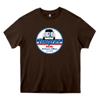 Chocolate Brown douglas racing Heavy Core Tee - linhVisuals
