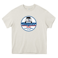 Cream douglas racing Heavy Core Tee - linhVisuals