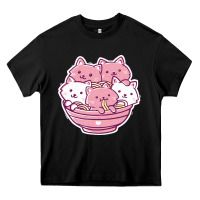 Black kawaii cat ramen   cute gift Heavy Core Tee - linhVisuals