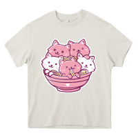 Cream kawaii cat ramen   cute gift Heavy Core Tee - linhVisuals