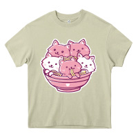 Mossy kawaii cat ramen   cute gift Heavy Core Tee - linhVisuals