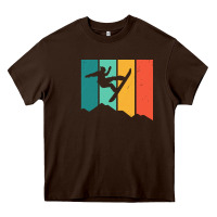 Chocolate Brown snowboarding gift t  shirt snowboard tshirt for a snowboarder t  shirt Heavy Core Tee - linhVisuals