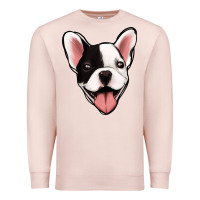 Pale Pink French Bulldog Premium Sweatshirt - Jasminsmagicworld