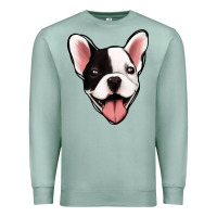 Seafoam French Bulldog Premium Sweatshirt - Jasminsmagicworld