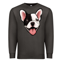 Smoke French Bulldog Premium Sweatshirt - Jasminsmagicworld