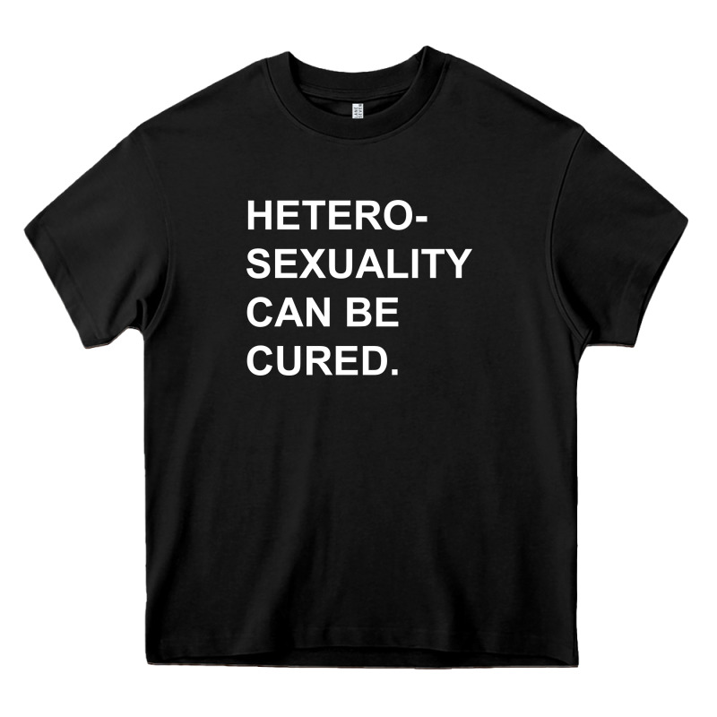 Newheterosexuality Can Be Cured Heavy Core Tee by linhVisuals | Teevron