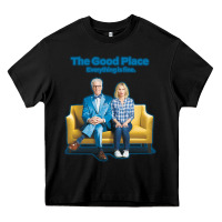 Black the good place Heavy Core Tee - linhVisuals