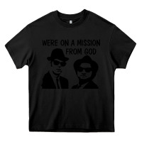 Black Elwood & Jake Heavy Core Tee - linhVisuals
