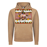 Vintage Coffee Stacked Christmas Farm Vintage Hoodie - Artiststas
