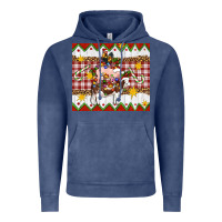 Vintage Denim Stacked Christmas Farm Vintage Hoodie - Artiststas