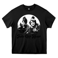 Black take off hoser Heavy Core Tee - linhVisuals