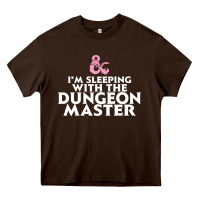 Chocolate Brown I'm sleeping with the dungeon master Heavy Core Tee - linhVisuals