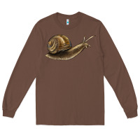 Chestnut snail Long Sleeve Tee - LillyAllenDesigns
