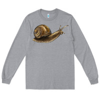 Heather Grey snail Long Sleeve Tee - LillyAllenDesigns