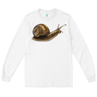 White snail Long Sleeve Tee - LillyAllenDesigns