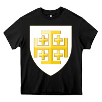 Black arms of the kingdom of jerusalem Heavy Core Tee - linhVisuals