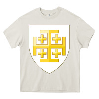 Cream arms of the kingdom of jerusalem Heavy Core Tee - linhVisuals