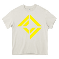 Cream corridor crew Heavy Core Tee - linhVisuals