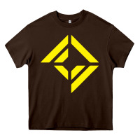 Chocolate Brown corridor crew Heavy Core Tee - linhVisuals
