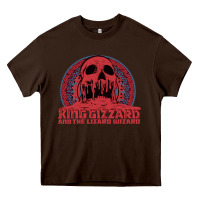 Chocolate Brown crumbling castle   king gizzard and the lizard wizard Heavy Core Tee - linhVisuals