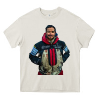 Cream nimsdai purja Heavy Core Tee - linhVisuals