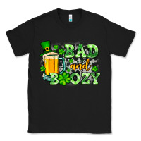 Black St. Patrick's Bad and boozy Classic Tee - OliviaCreatesArt