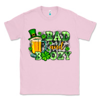 Bubblegum Pink St. Patrick's Bad and boozy Classic Tee - OliviaCreatesArt