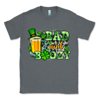 Charcoal Heather St. Patrick's Bad and boozy Classic Tee - OliviaCreatesArt