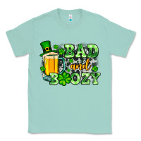 Seafoam St. Patrick's Bad and boozy Classic Tee - OliviaCreatesArt