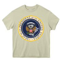 Mossy fake presidential seal Heavy Core Tee - linhVisuals