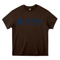 Chocolate Brown Lander University Heavy Core Tee - linhVisuals